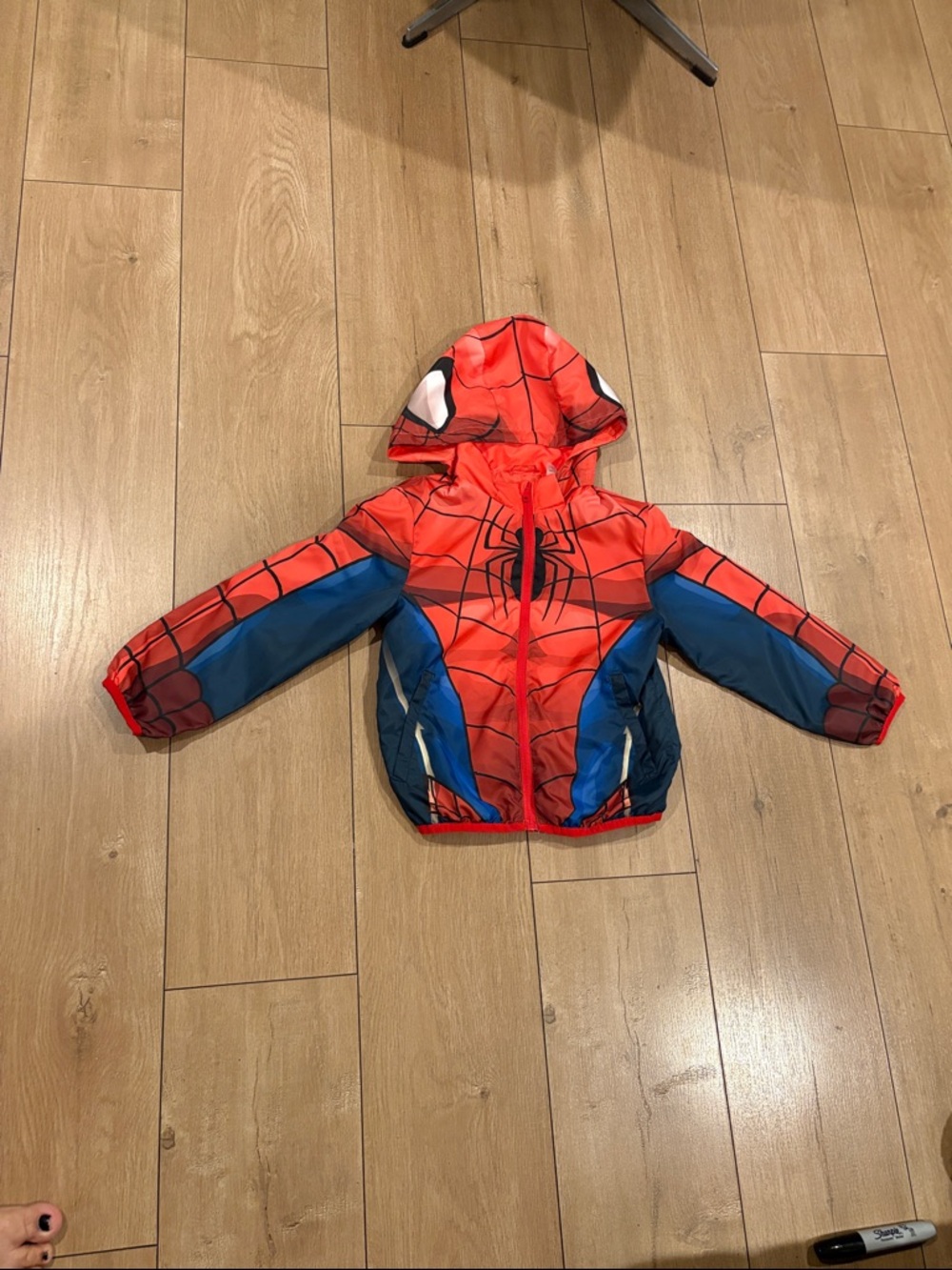 Toddler boy Character boys hoodie size rain jacket 5/6 years - Picture 2 of 11